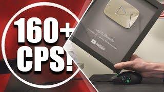 Silver Play Button Click Speed Test