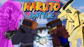 The Greatest NARUTO Battle in Minecraft | AHZNB's Naruto Mod PvP