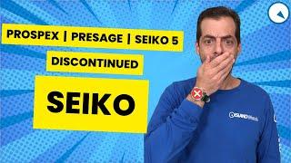 DISCONTINUED Seiko Watch Models for 2023