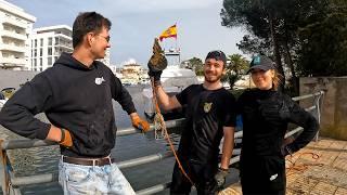 Espagne France : Pêche à l'aimant à la frontière !