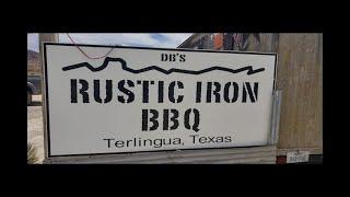 DBs Rustic Iron BBQ in Terlingua Texas. The best barbecue in town.