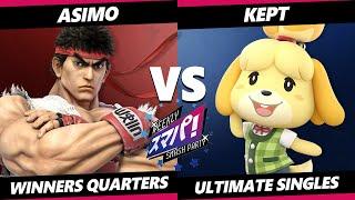 Sumapa 166 - Asimo (Ryu) Vs. kept (Isabelle) Smash Ultimate - SSBU