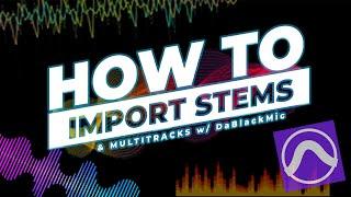 How To Import Stems & Multitracks | in Pro Tools