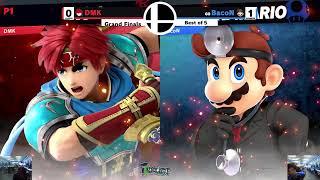 TTGO #143 GRAND FINALS - DMK (Roy) vs BacoN (Dr. Mario) SSBU Smash Ultimate