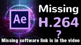 How to install H.264 Video codec in After Effects and Render mp4 Videos [Live Proof 100% Working!]