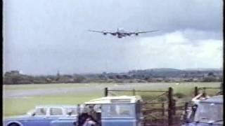 Avro Shackleton AEW.2 WL747 'Florence' of 8 Sqd displays at Woodford Air Show 22nd June 1991