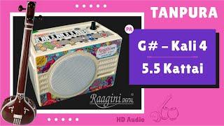 Tanpura G Sharp (तानपुरा काली ४) 5.5 Kattai Shruti, Raagini Kali 4 Tambura G# Scale 5.5 Sruti PA SA