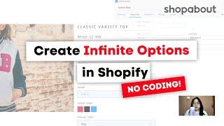 Infinite Product Options App for Shopify | Setup & Install Tutorial | Custom Product Options (2022)