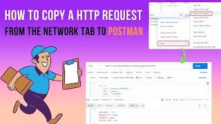 How to copy a http request from the network tab to Postman | Jayant Tripathy #postmaan #browser