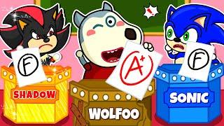 Familia Wolfoo Español | SONIC VS SHADOW VS WOLFOO EN LA ESCUELA - Dibujos Animados Educativos