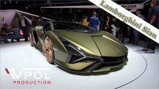 Обзор на Lamborghini Sian. V12 +  электромотор = 785 сил.