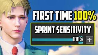 I TRIED 100% SPRINT SENSITIVITY FOR THE FIRST TIME!! | PUBG Mobile