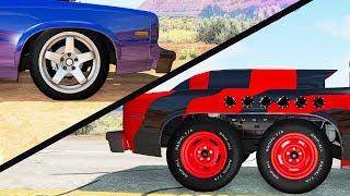 Double Wheels vs Single Wheels #1 - Beamng drive