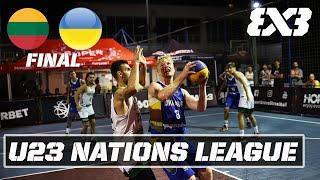 Lithuania vs Ukraine | Men's Final - Full Game | FIBA 3x3 U23 Nations League 2021