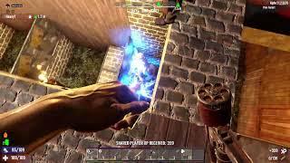 Playing 7 days to die with my friend on horde night