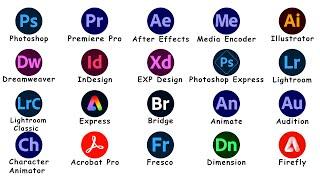 Every Adobe Program Explained In 8 Minutes