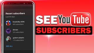 How To See Your Subscribers on YouTube Mobile