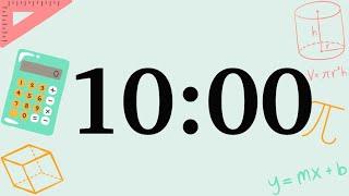 10 Minute Cute Math Timer (Silent)