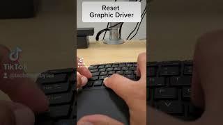 How to Reset Graphics Drivers on a Windows PC | Troubleshooting Flickering Screen Issues