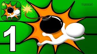 Pass The Bomb - Gameplay Walkthrough Part 1 Stickman Pass The Bomb Game (iOS, Android)