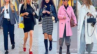 Street style from Italy WHAT is in FASHION for SPRING 2024/WINDOW SHOPPING