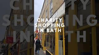 SECOND HAND CHARITY SHOPPING IN BATH - See what we all bought