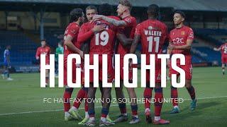 Highlights: FC Halifax Town 0-2 Southend United