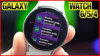 Galaxy Watch 6, 5 & 4 Hidden Developer Mode Options!