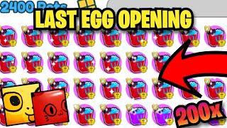 My Last Pet Simulator X Egg Opening...