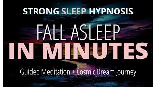 Sleep Hypnosis for DEEP SLEEP Tonight | Voice Only Black Screen Experience