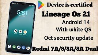 Redmi 8 Custom Rom ! Mi439 New Custom Rom ! 2024 Lineage Os 21! Redmi 7A,8,8A,8A Dual Custom Rom