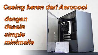 Casing keren full metal & tempered glass window - Aerocool CS-111