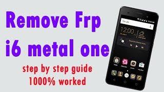 Qmobile i6 Metal One Google Account BYPASS(Easy Method)-Qmobile i6 Metal One frp Bypass