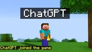 I Let ChatGPT-4 Play Minecraft (Yes, Literally)