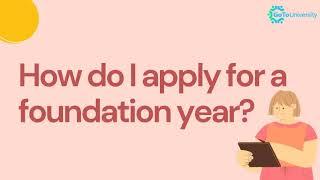 Apply for 2021 Foundation Programme with Gotouniversity