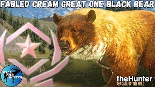 FABLED CREAM GREAT ONE BLACK BEAR!!! Hunting My Very First GO Bear | TheHunter Call Of The Wild