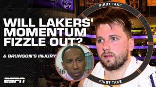 DOWNFALL COMING?  Stephen A. cautions 'unproven' Lakers + Knicks in TROUBLE?  | First Take