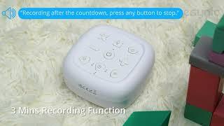 eSynic Protable Baby White Noise Machine Rechargeable White #noise  #sound Machine Travel-Friendly