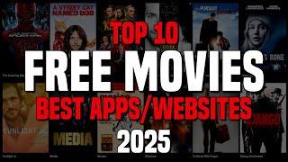 Top 10 Best FREE WEBSITES to Watch MOVIES Online! 2025