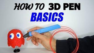 How to 3D PEN Tutorial #2 | BASIC TECHNIQUES