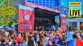 Vancouver Live  - Happy Canada Day, Downtown (July 1, 2024)