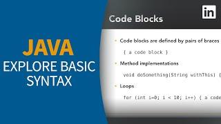 Java Tutorial - Explore BASIC SYNTAX