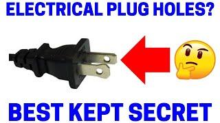 Electrical Plugs Have Two Holes - Here's Why