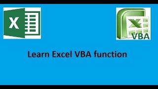 Learn Excel VBA function to create user defined function or formula