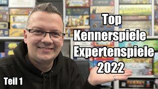 Top - Die besten Kennerspiele / Expertenspiele 2022 - Teil 1 (als Geschenk, Weihnachten, etc.)