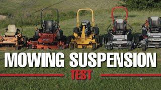 TESTING | Zero Turn Mower Suspension Types.