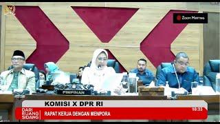 LIVE: RAKER KOMISI X DENGAN AD INTERIM MENPORA RI