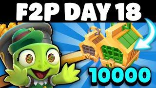 I hit 10k  as a "Free to Play" on Day 18 - (F2P #7)