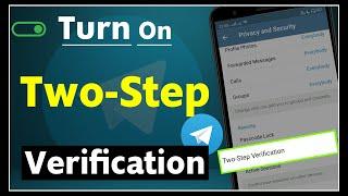 How to Turn On Two-Step Verification on Telegram | Enable Two Step Verification on Telegram