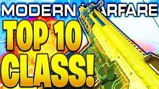 TOP 10 BEST CLASS SETUPS MODERN WARFARE 1.11 PATCH! COD MODERN WARFARE BEST CLASS SETUPS + WEAPONS!